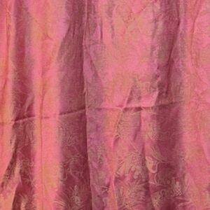 Elegant Pink Women's Silk Scarf